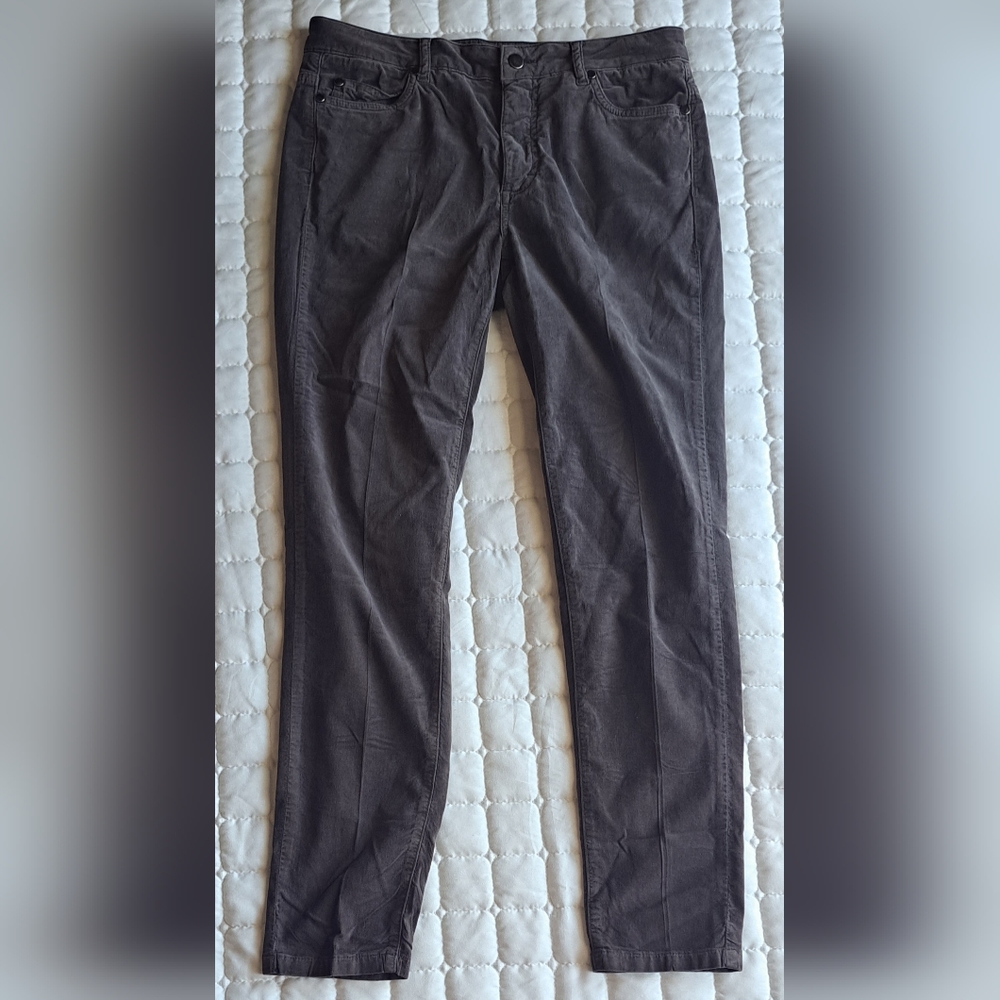 J.mclaughlin dark brown velvet pants size 6